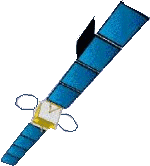 L'un des satellites/Matra Marconi Space